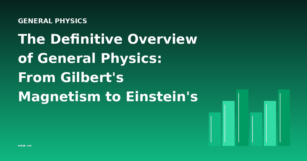 The Definitive Overview of General Physics: From Gilbert's Magnetism to Einstein's Relativity
