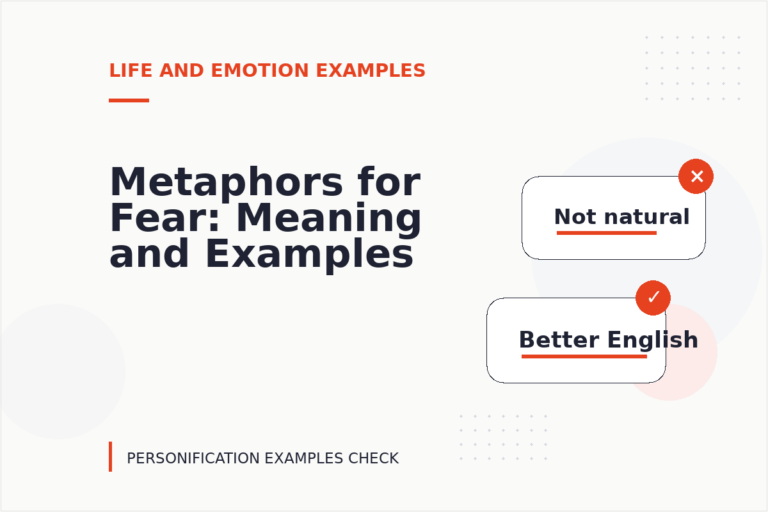 Metaphors for Fear: Meaning and Examples Metaphors for Fear: Meaning and Examples