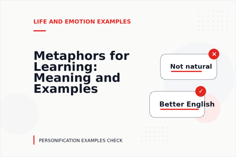 Metaphors for Learning: Meaning and Examples