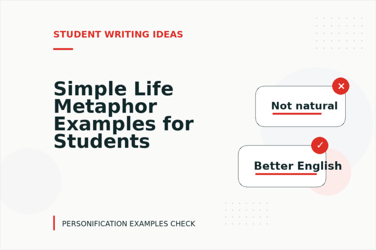 Simple Life Metaphor Examples for Students