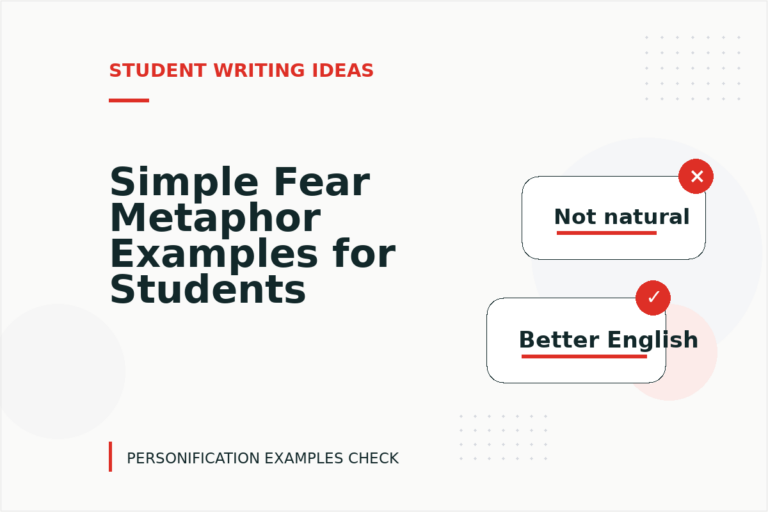 Simple Fear Metaphor Examples for Students Simple Fear Metaphor Examples for Students