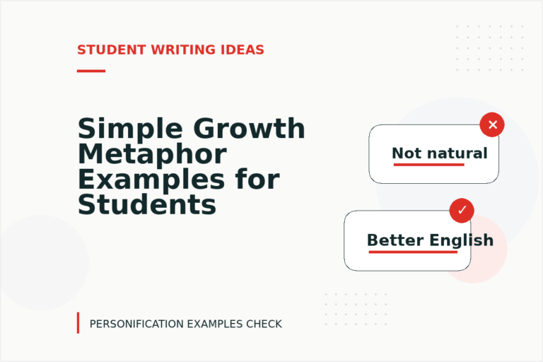 Simple Growth Metaphor Examples for Students