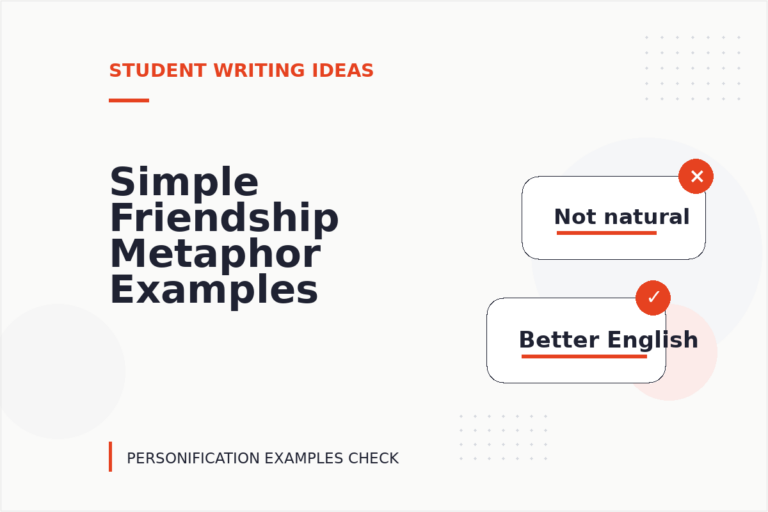 Simple Friendship Metaphor Examples for Students Simple Friendship Metaphor Examples for Students