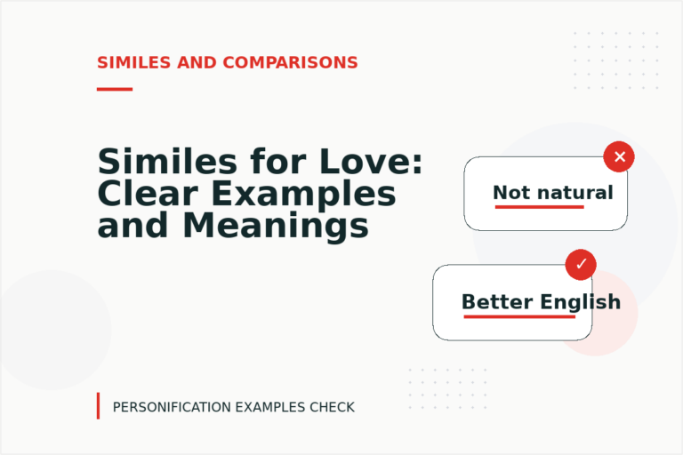 Similes for Love: Clear Examples and Meanings Similes for Love: Clear Examples and Meanings