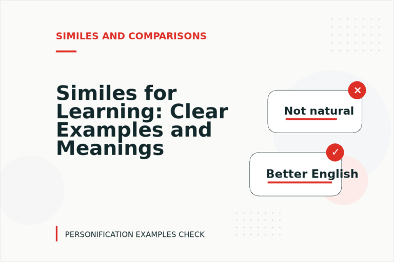 Similes for Learning: Clear Examples and Meanings